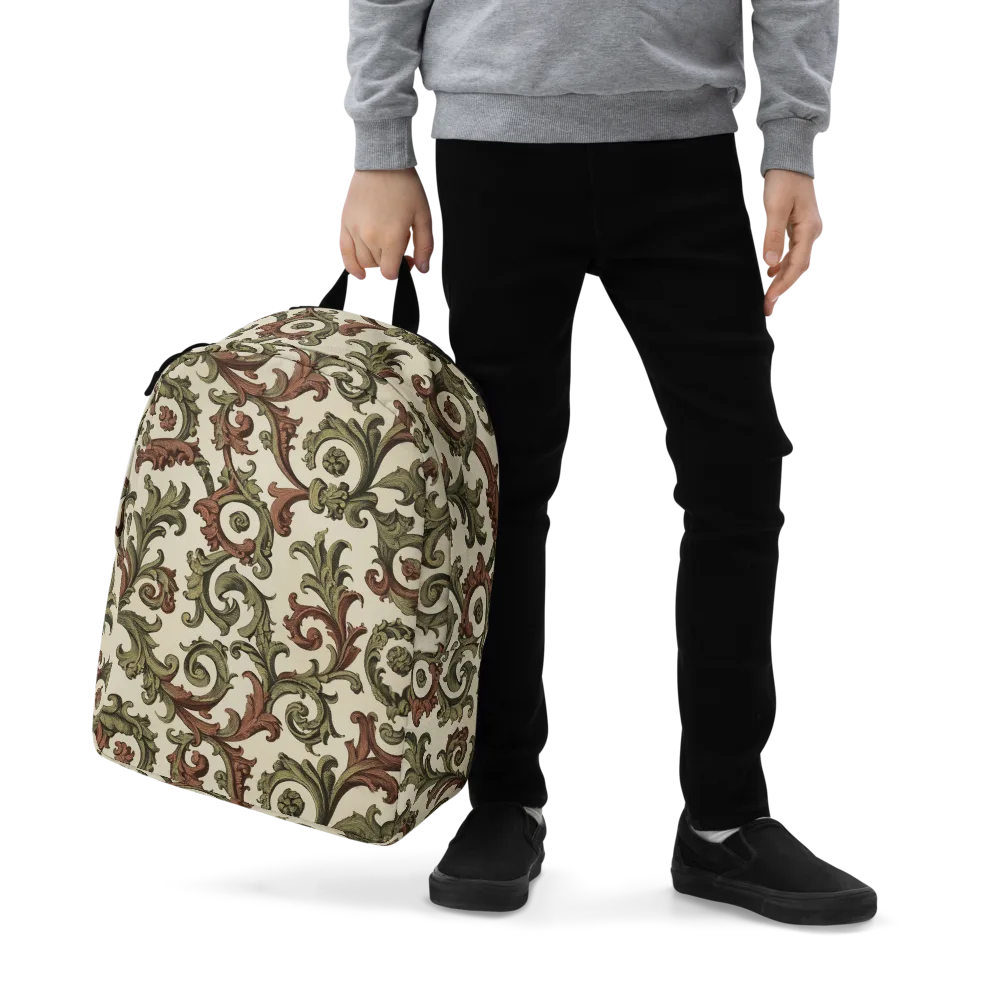 Acanthus Archive on Minimalist Backpack — Zoomed-in
