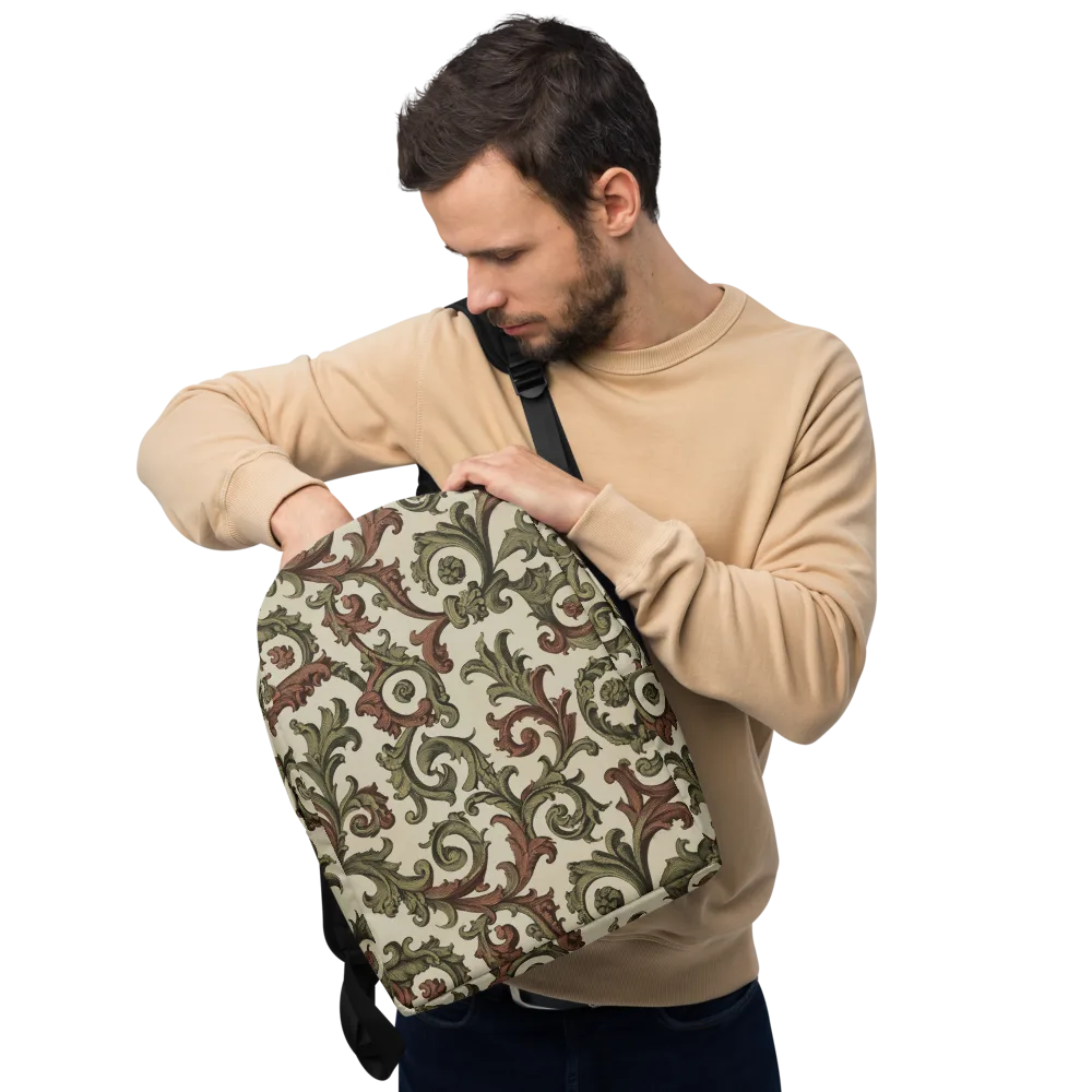 Acanthus Archive on Minimalist Backpack — Front