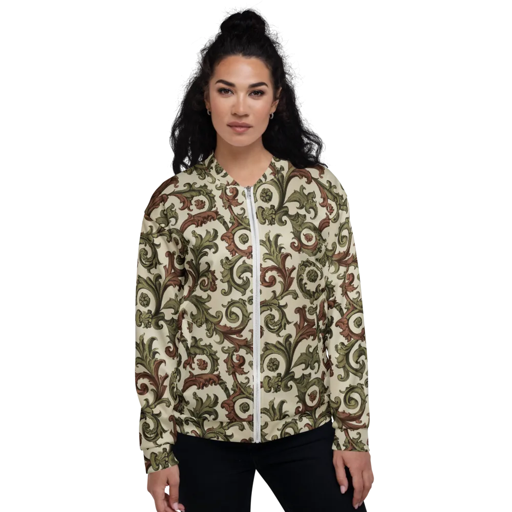 Acanthus Archive on Bomber Jacket — Front