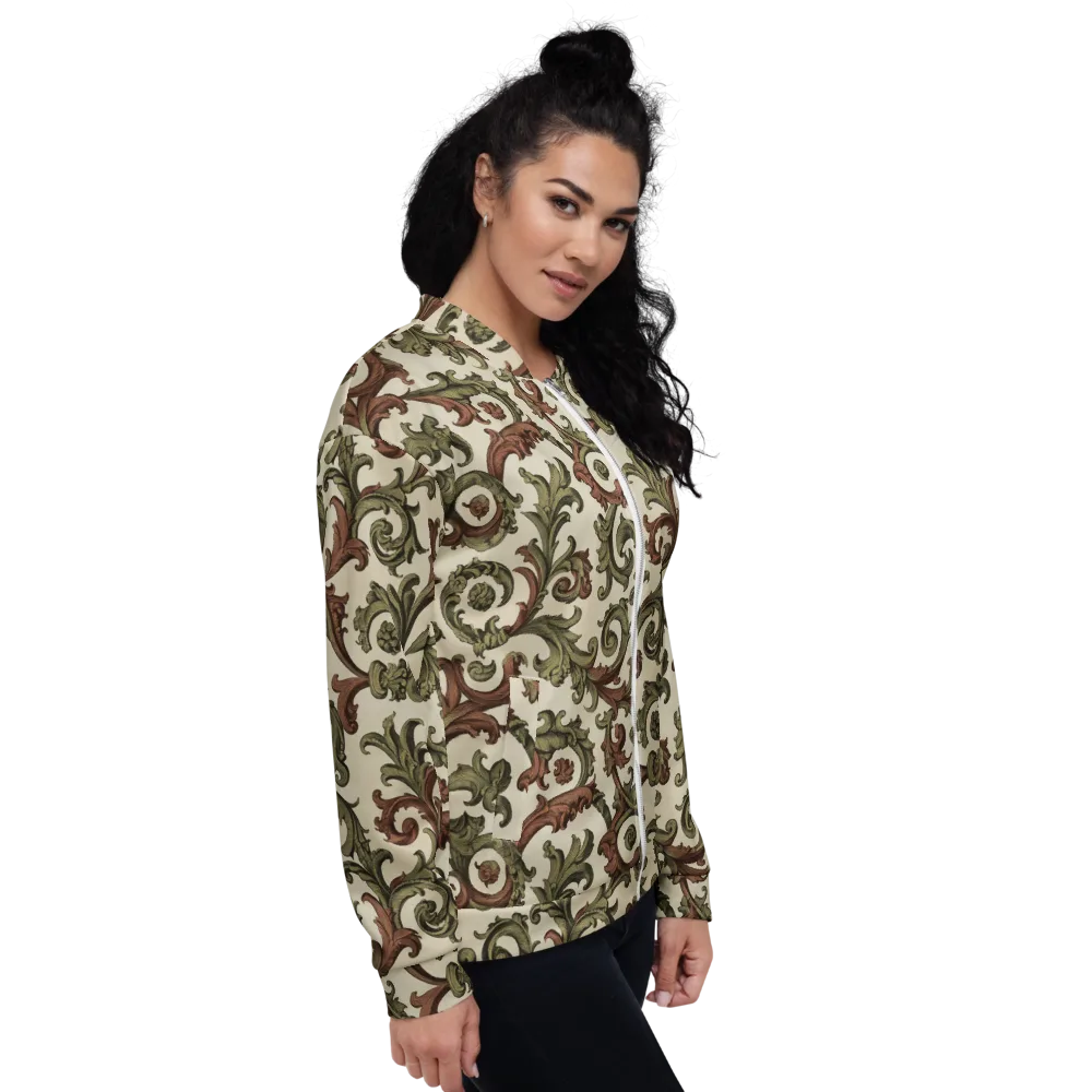 Acanthus Archive on Bomber Jacket — Right