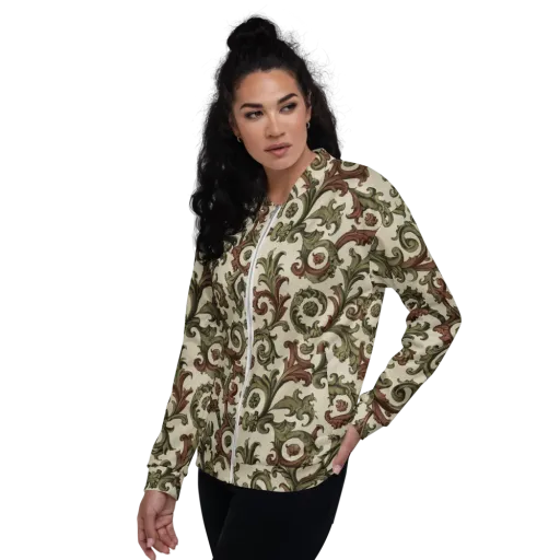 Acanthus Archive on a Bomber Jacket