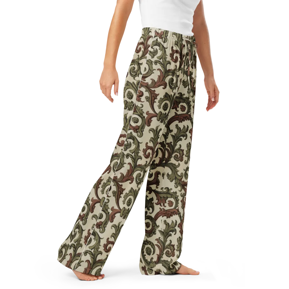 Acanthus Archive on Women's Pajama Pants — Right Front
