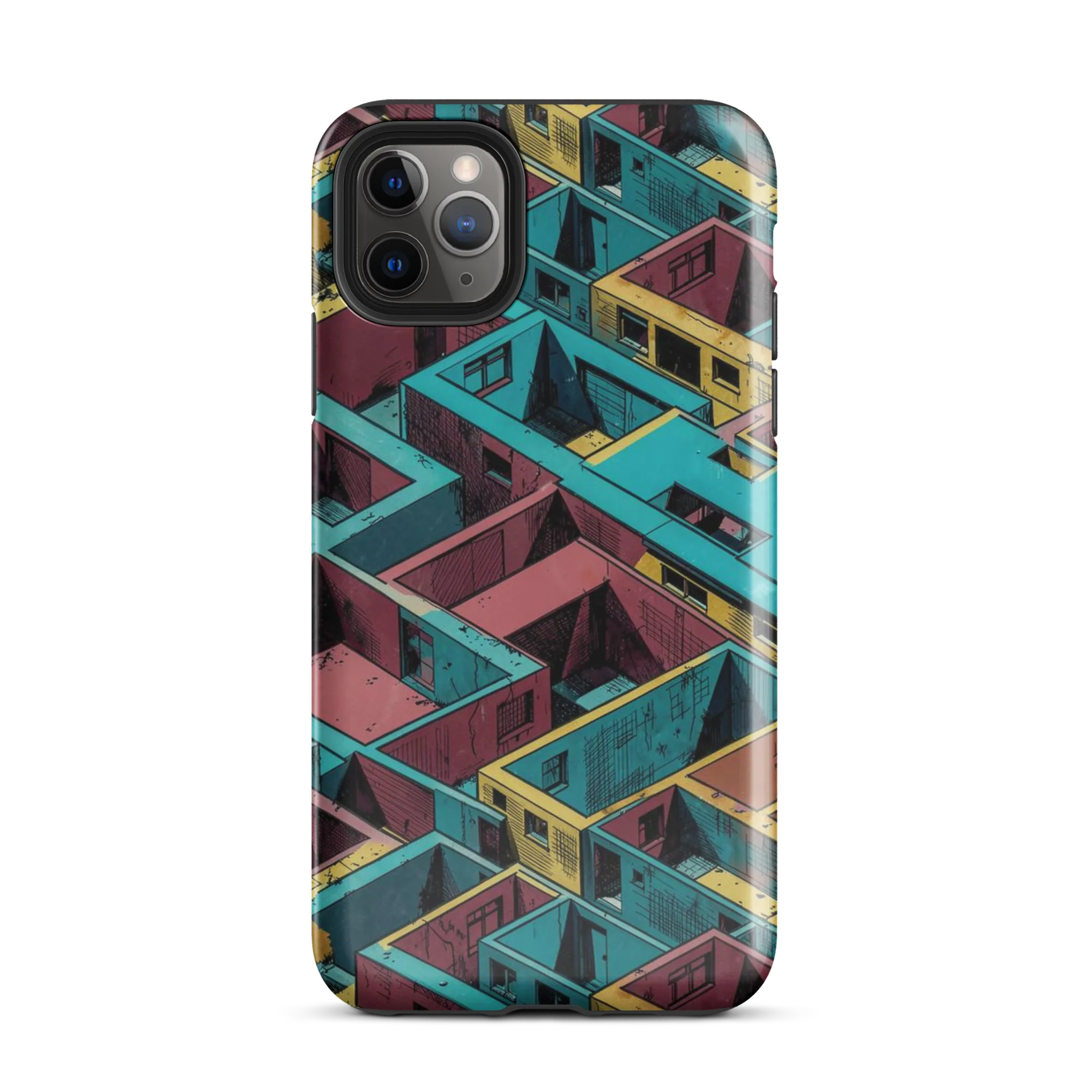 Concrete Kaleidoscope on Tough Case for iPhone® — Front
