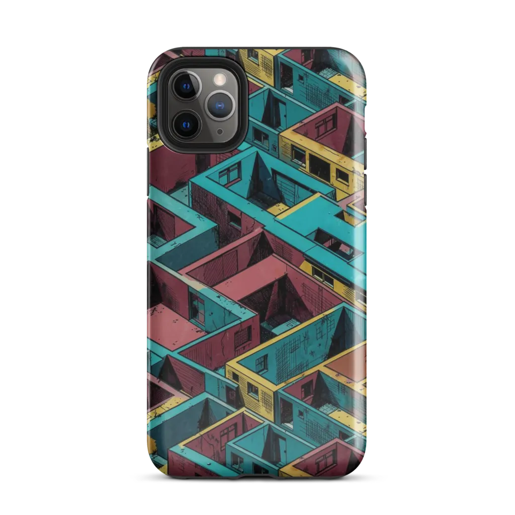 Concrete Kaleidoscope on Tough Case for iPhone® — Front