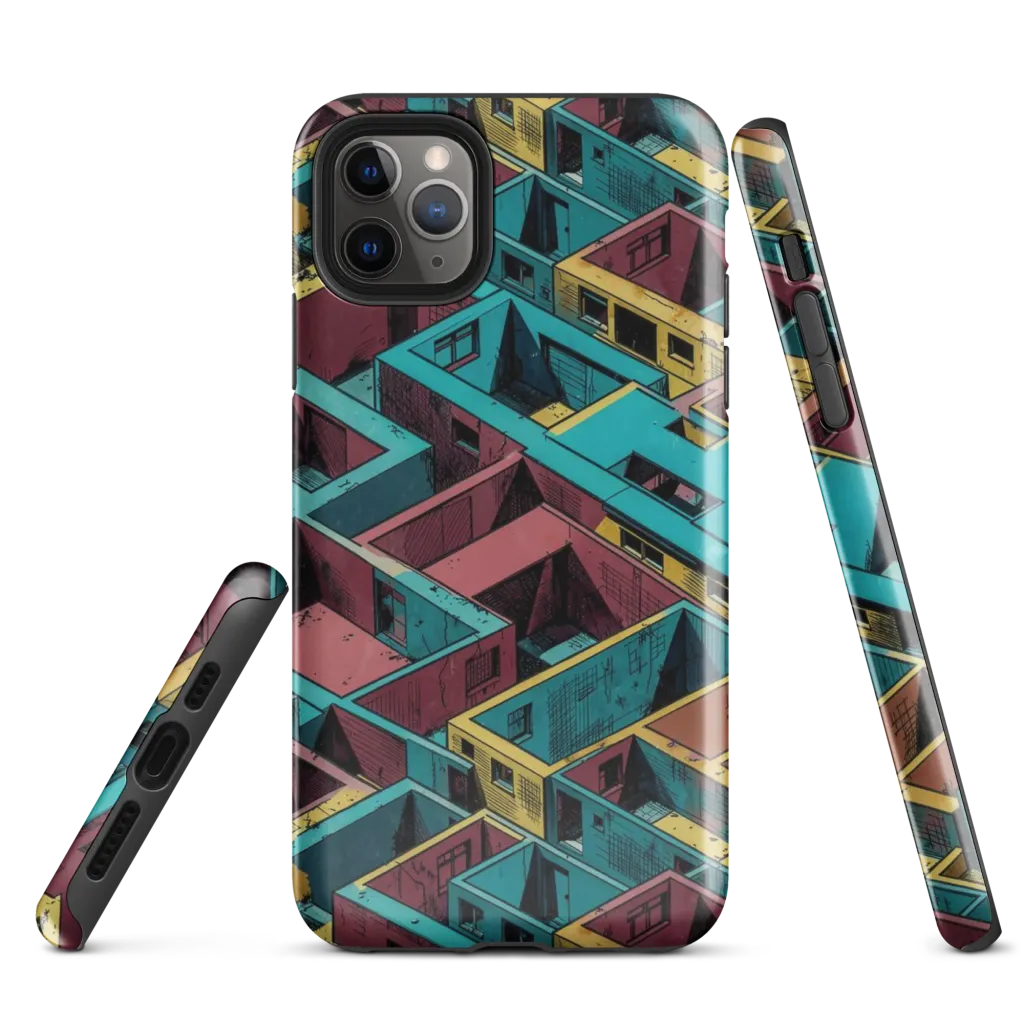 Concrete Kaleidoscope on Tough Case for iPhone® — Front