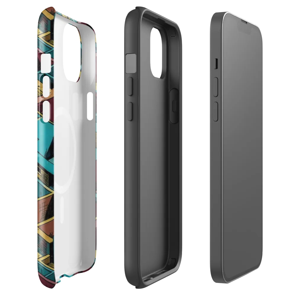 Concrete Kaleidoscope on MagSafe Tough Case for iPhone® — Front