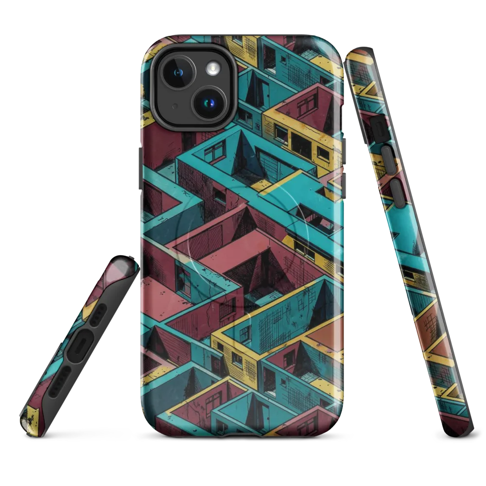 Concrete Kaleidoscope on MagSafe Tough Case for iPhone® — Front