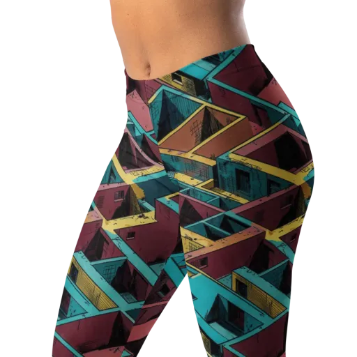 Concrete Kaleidoscope on a Leggings