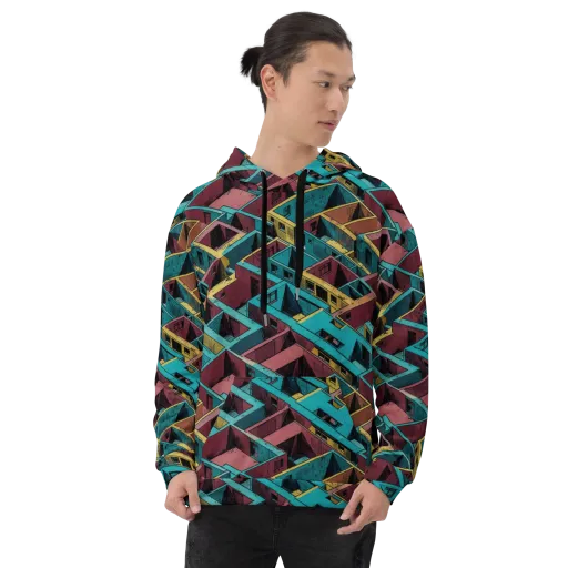 Concrete Kaleidoscope on a Hoodie