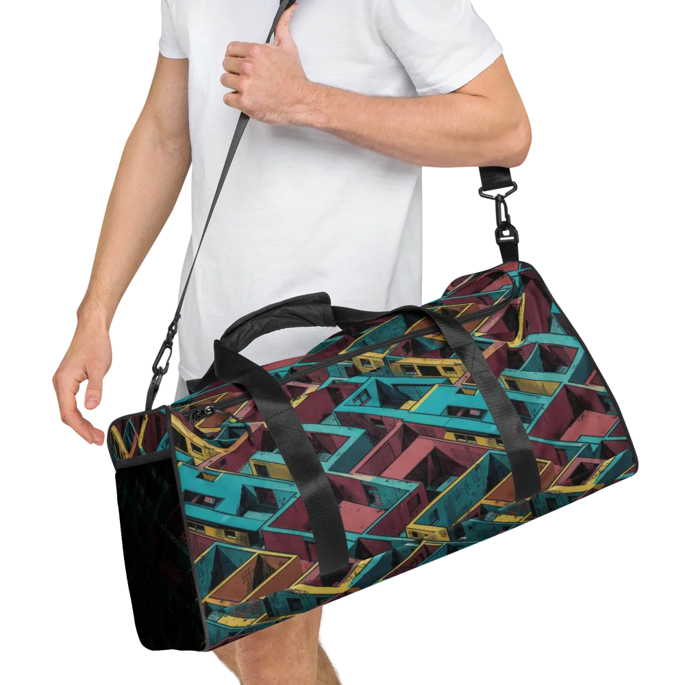Concrete Kaleidoscope on Duffle Bag — Right Front