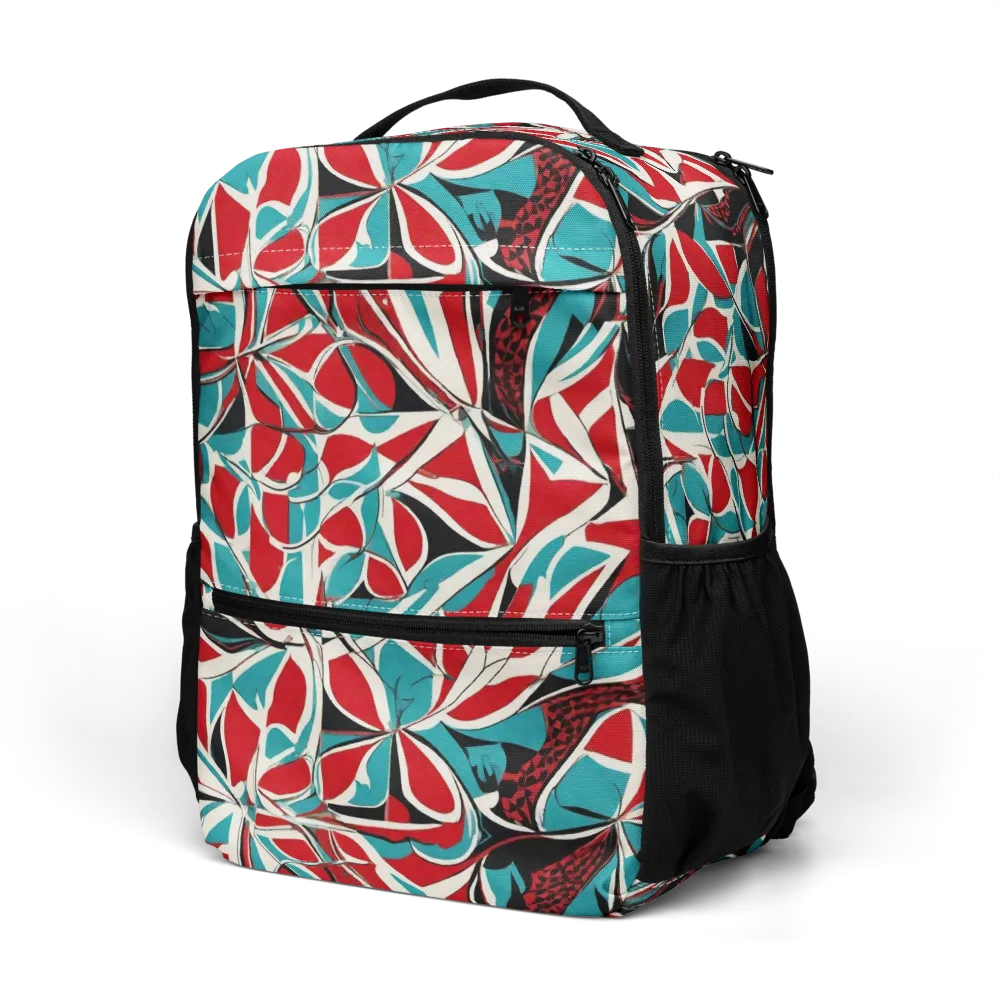 Crimson Tidal on Utility Backpack — Left Front