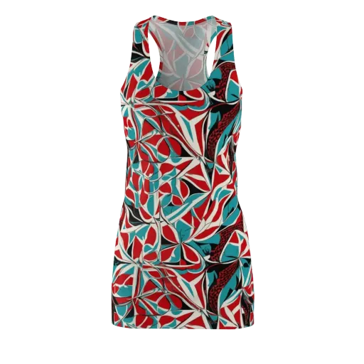 Crimson Tidal on a Racerback Dress