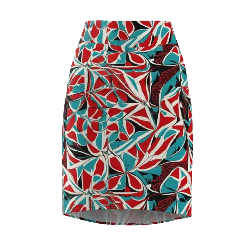 Crimson Tidal on a Pencil Skirt