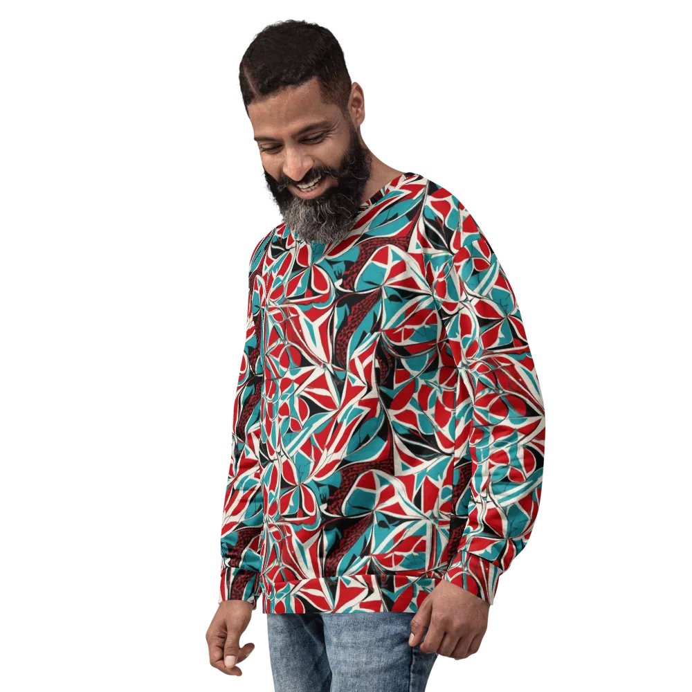 Crimson Tidal on Sweatshirt — Left Front
