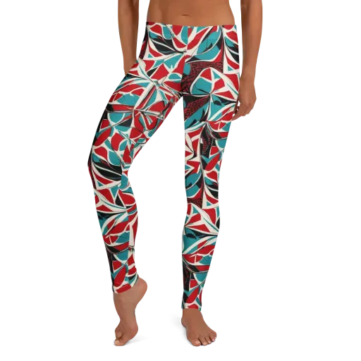Crimson Tidal on a Leggings