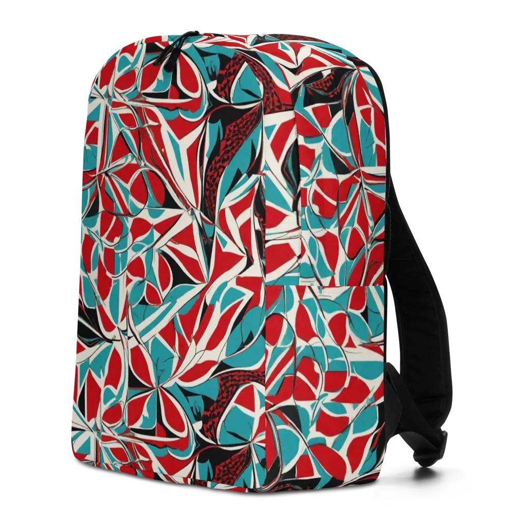 Crimson Tidal on Minimalist Backpack — Left