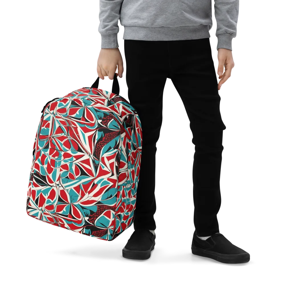 Crimson Tidal on Minimalist Backpack — Zoomed-in