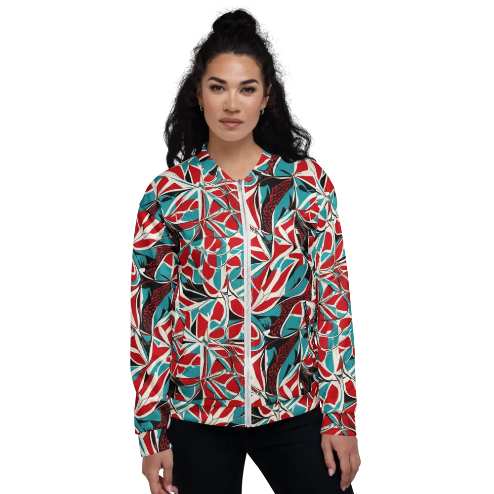 Crimson Tidal on Bomber Jacket — Front