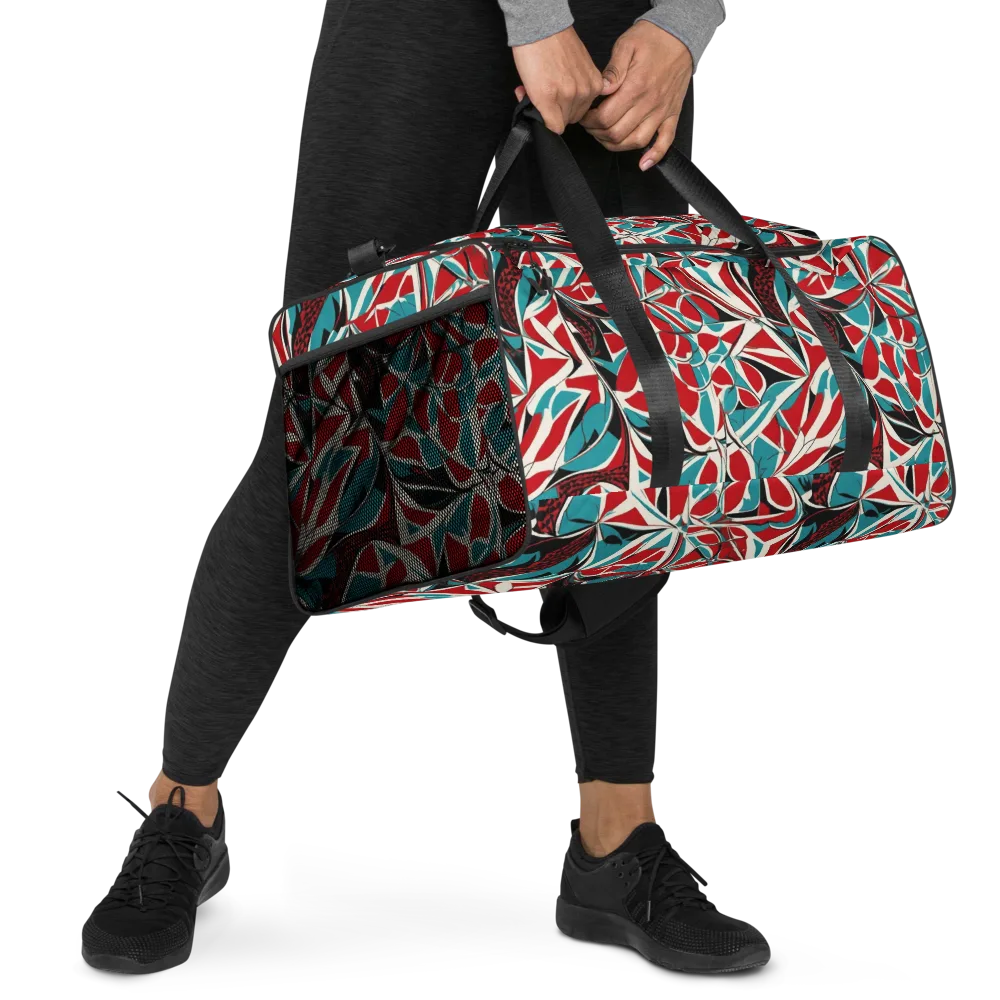 Crimson Tidal on Duffle Bag — Right Front