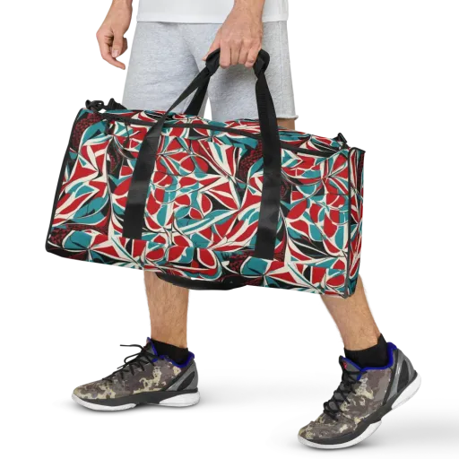 Crimson Tidal on a Duffle Bag