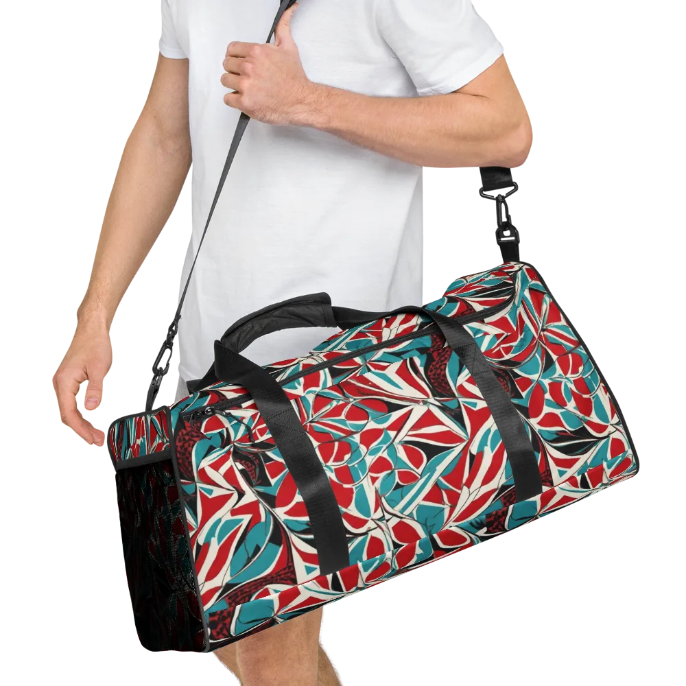 Crimson Tidal on Duffle Bag — Right Front