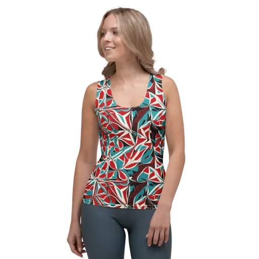 Crimson Tidal on a Women's Tank Top