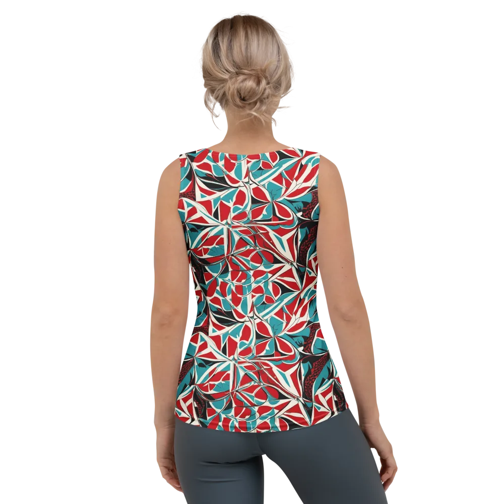 Crimson Tidal on Women's Tank Top — Back