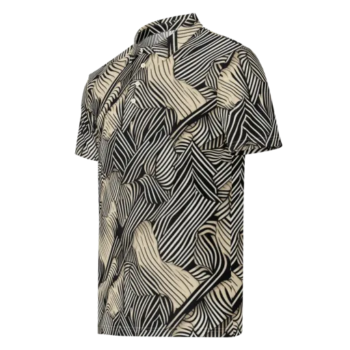 Inkleaf Rhythm on a Men's Slim Fit Polo Shirt