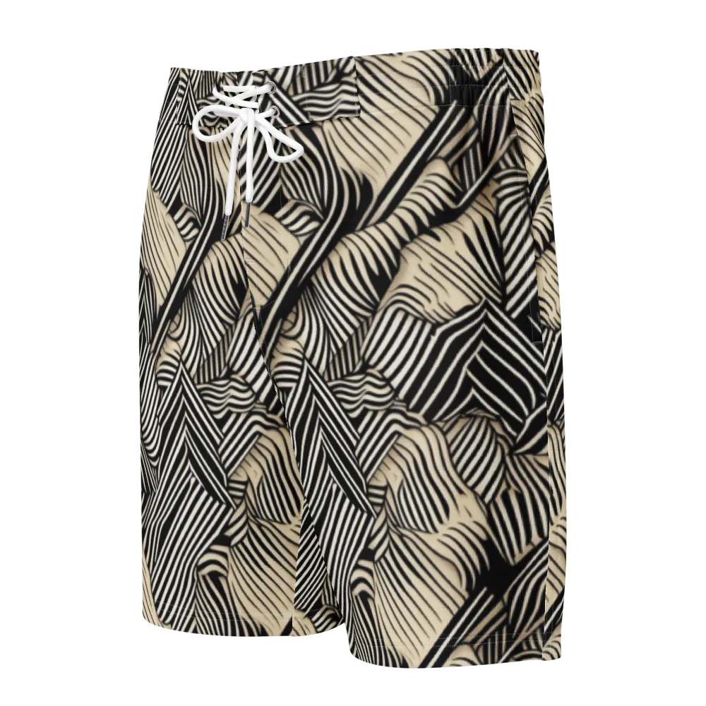 Inkleaf Rhythm on Men's Board Shorts — Front