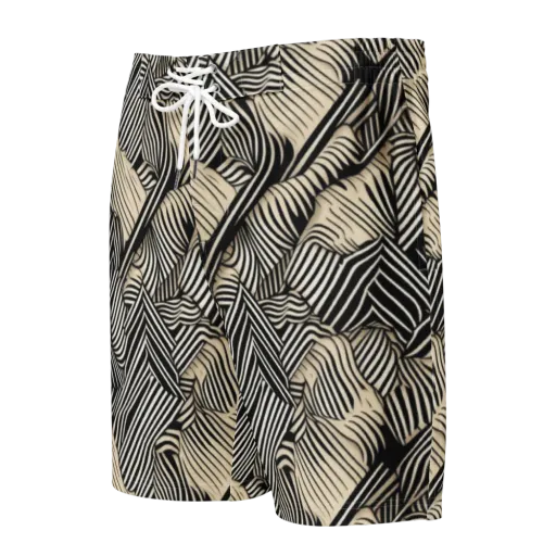 Inkleaf Rhythm on a Men's Board Shorts