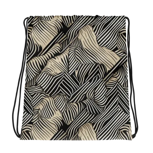 Inkleaf Rhythm on a Drawstring Bag