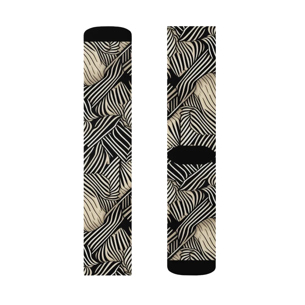 Inkleaf Rhythm on Socks — Left Sock