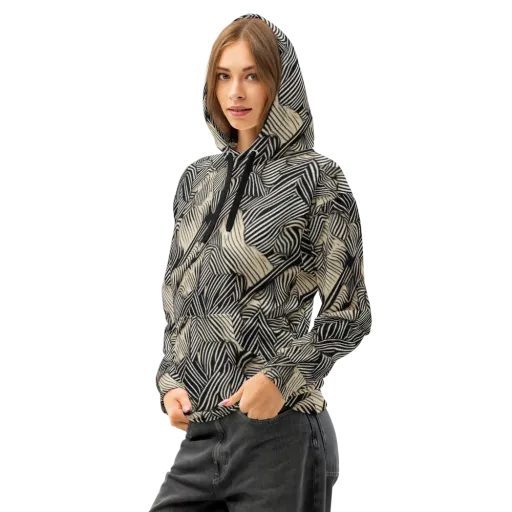 Inkleaf Rhythm on a Cotton Hoodie