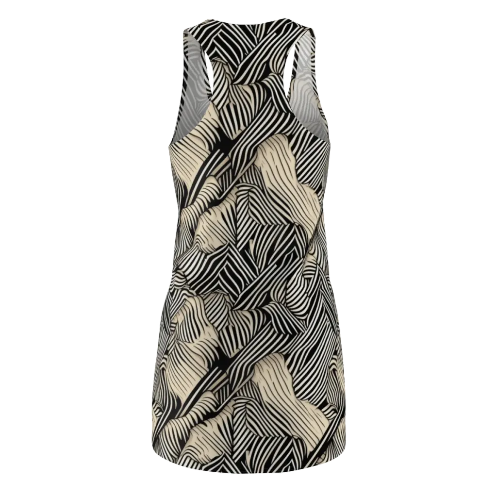 Inkleaf Rhythm on Racerback Dress — Back