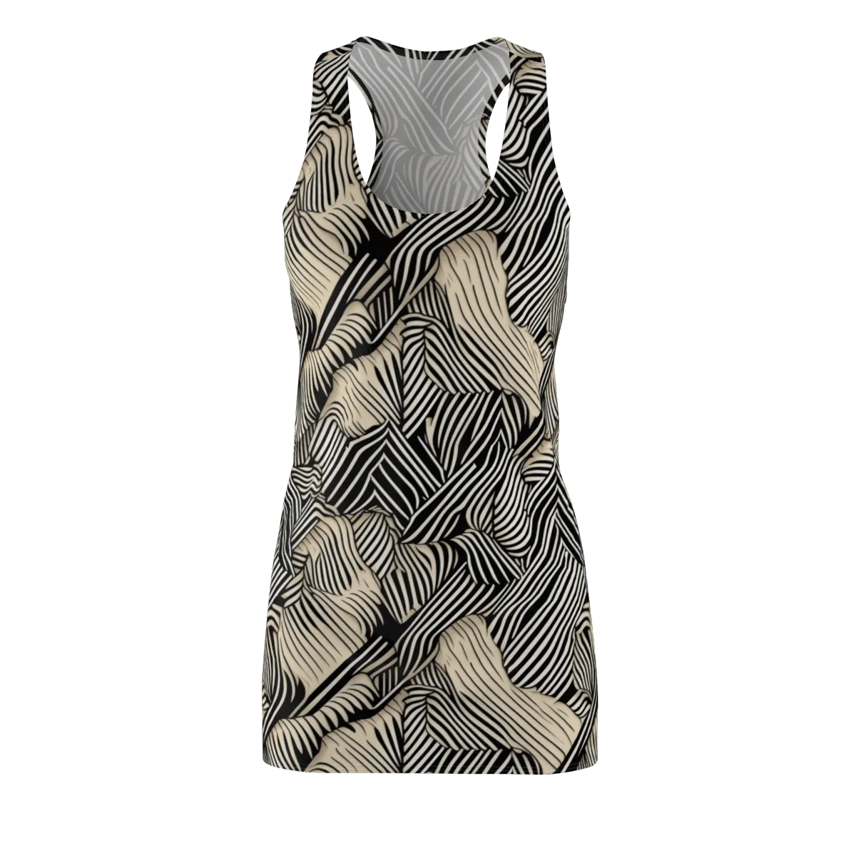 Inkleaf Rhythm on Racerback Dress — Front
