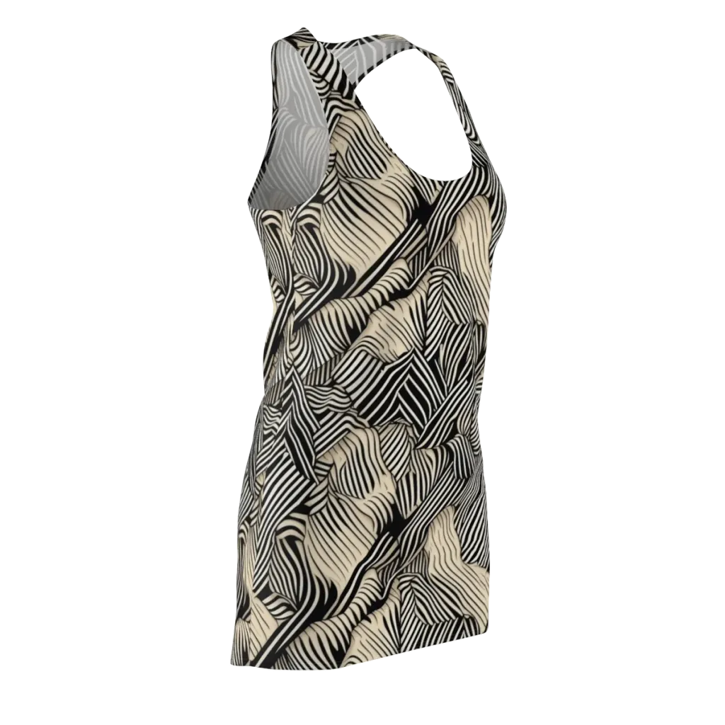Inkleaf Rhythm on Racerback Dress — Front Side