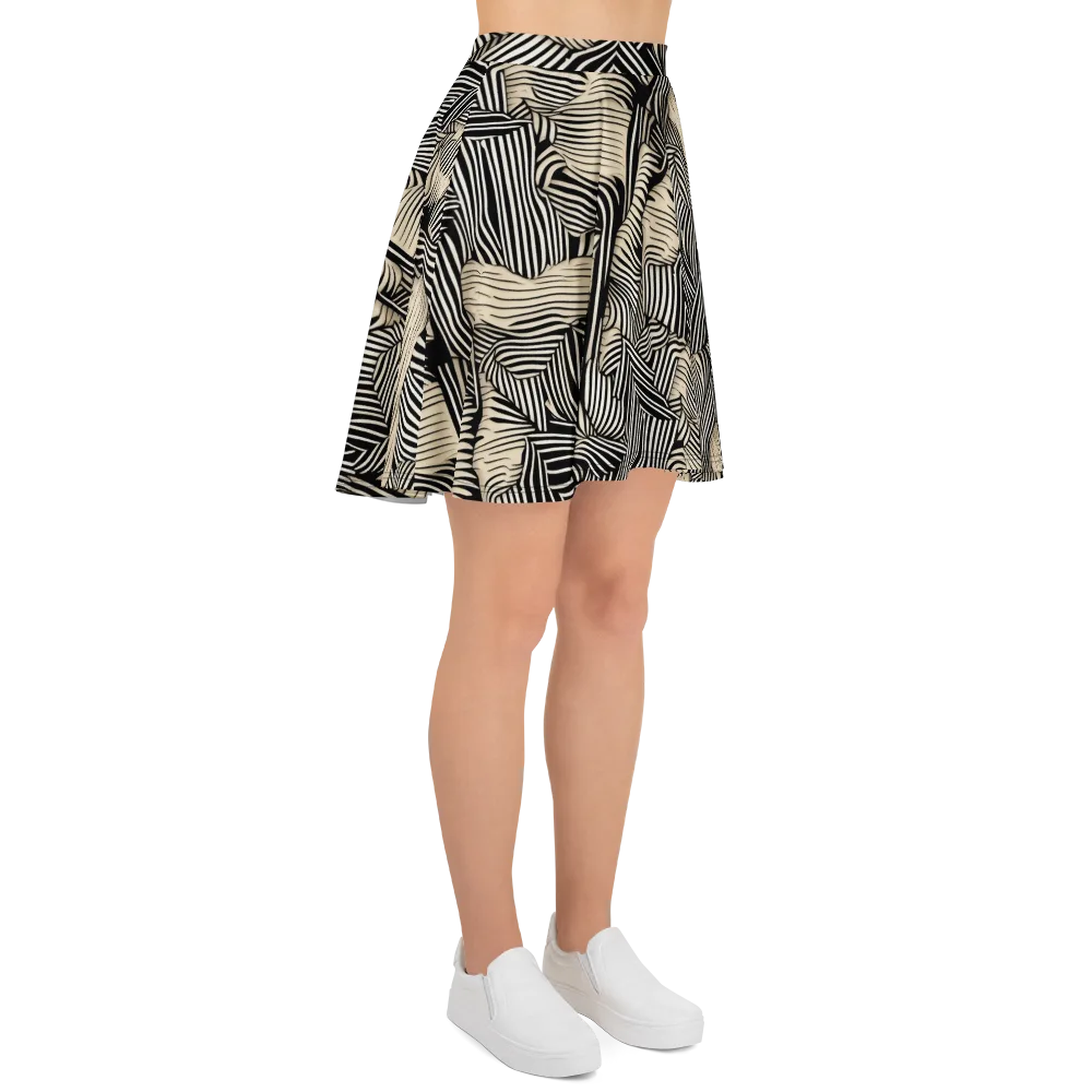Inkleaf Rhythm on Skater Skirt — Right
