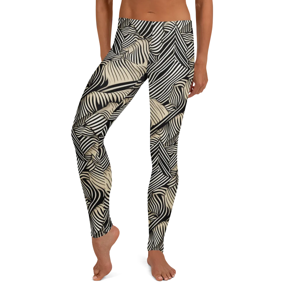Inkleaf Rhythm on Leggings — Front