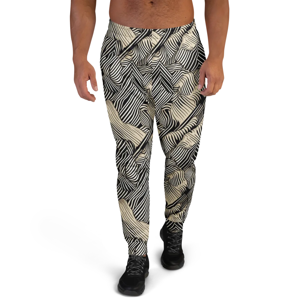 Inkleaf Rhythm on Men's Joggers — Front