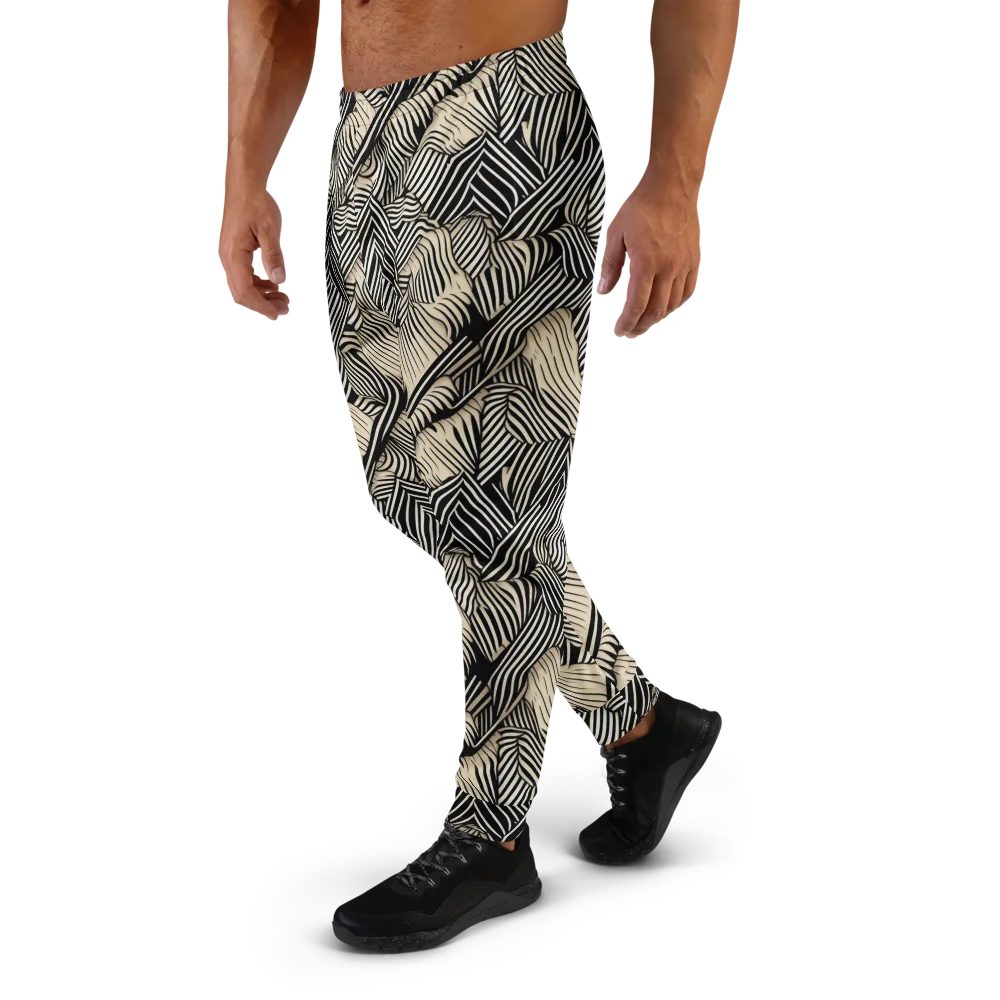 Inkleaf Rhythm on Men's Joggers — Left