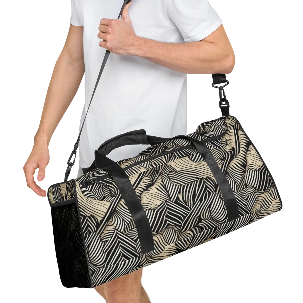 Inkleaf Rhythm on Duffle Bag — Right Front