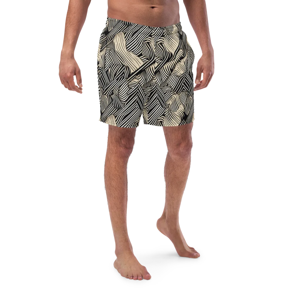 Inkleaf Rhythm on Swim Trunks — Front