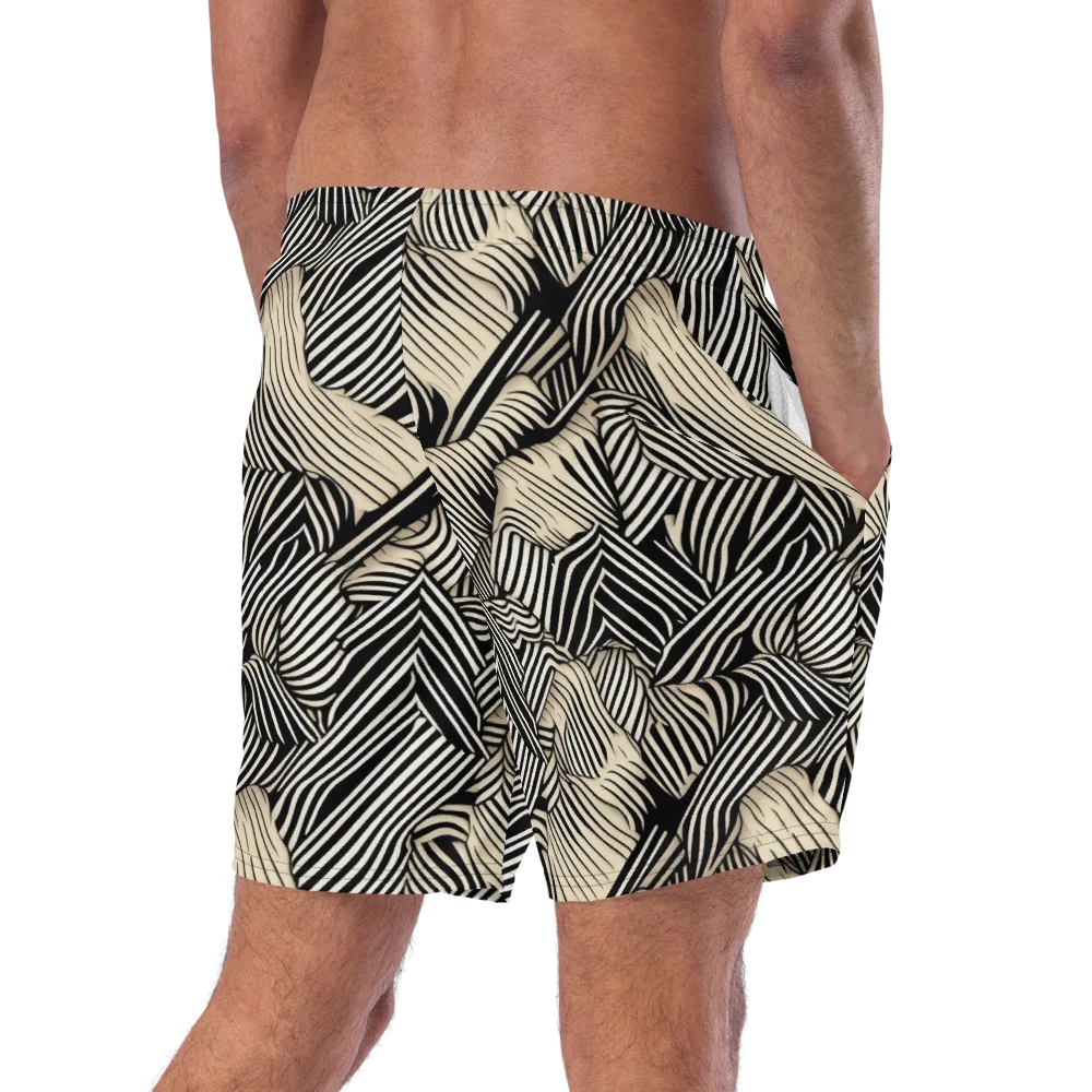 Inkleaf Rhythm on Swim Trunks — Right Back