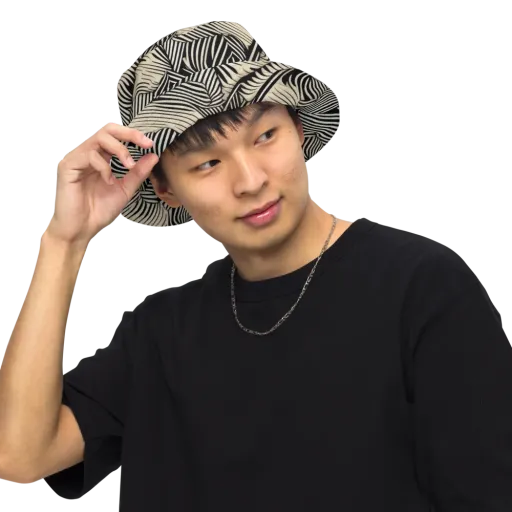 Inkleaf Rhythm on a Reversible Bucket Hat