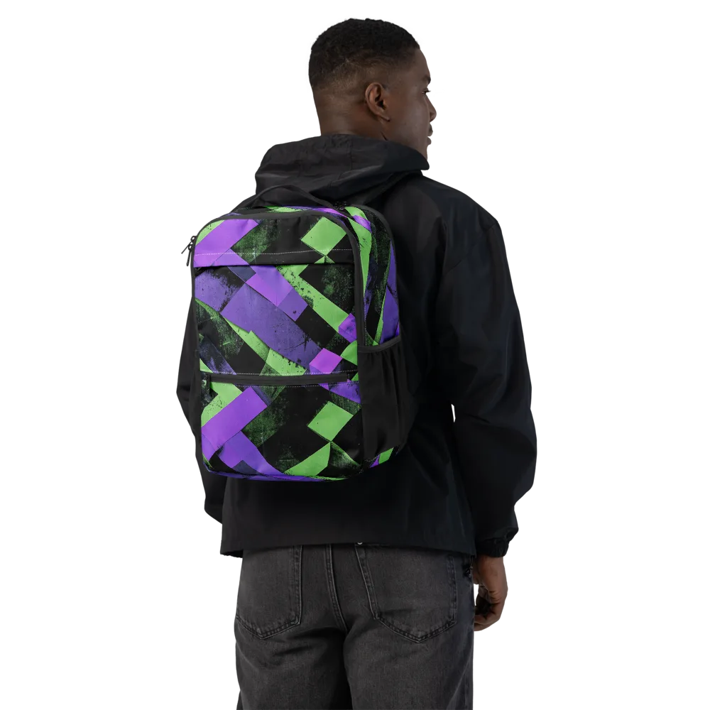 Electric Overlap on Utility Backpack — Back