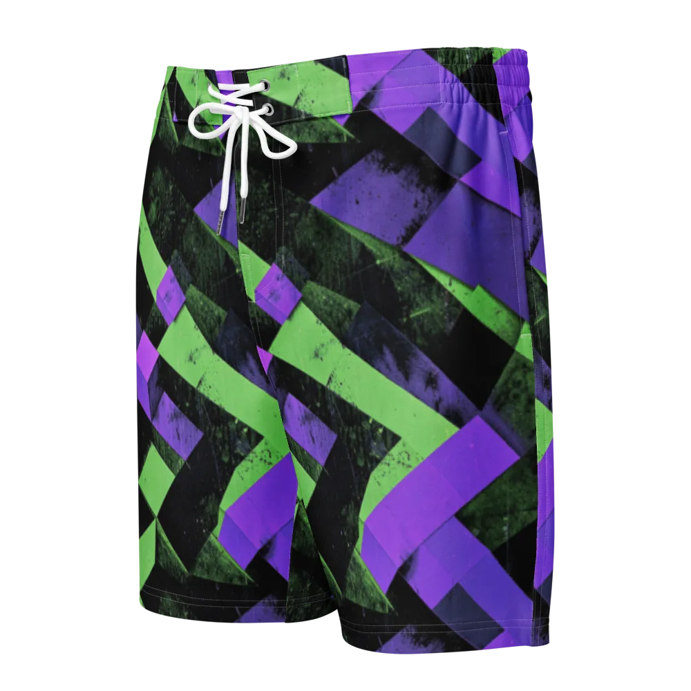 Electric Overlap on Men's Board Shorts — Front