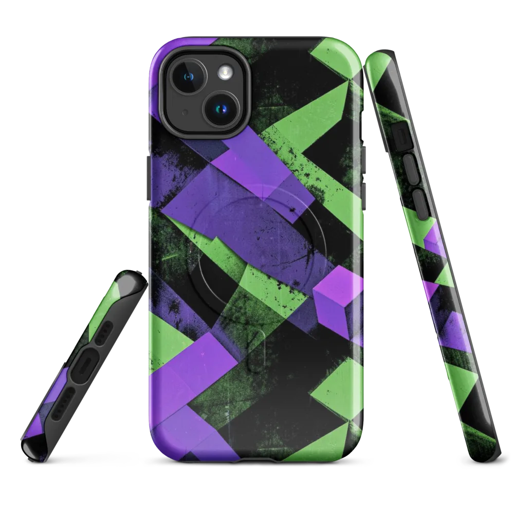 Electric Overlap on MagSafe Tough Case for iPhone® — Front