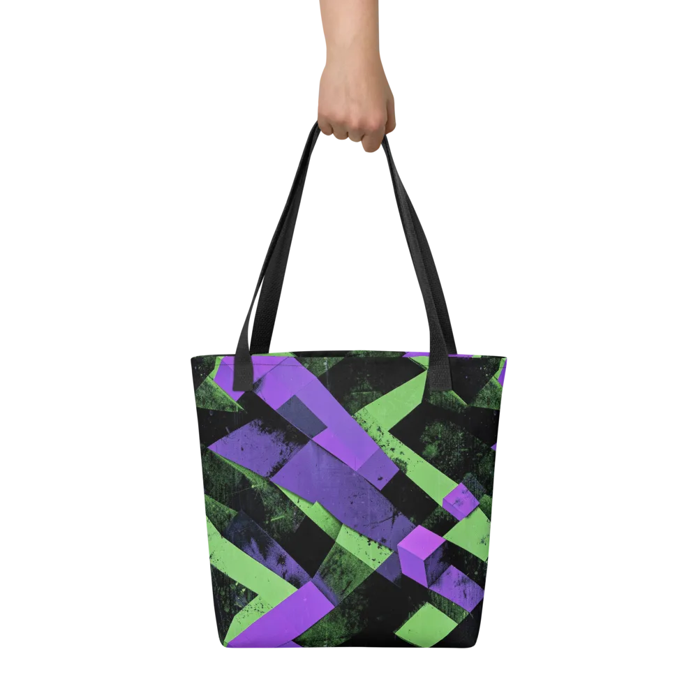 Electric Overlap on Tote Bag — Front