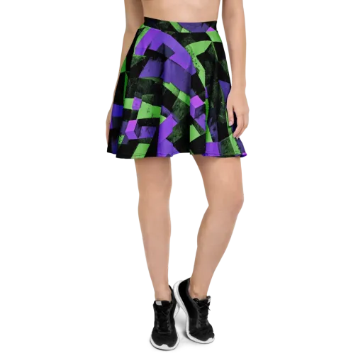 Electric Overlap on a Skater Skirt