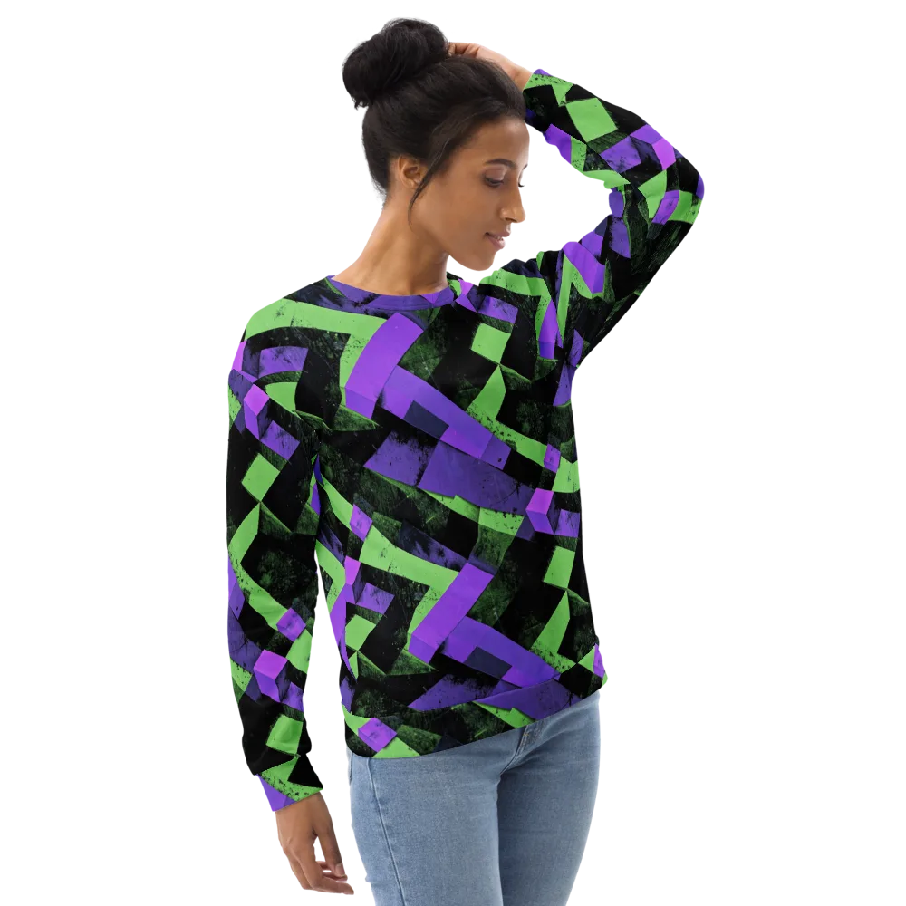 Electric Overlap on Sweatshirt — Right Front